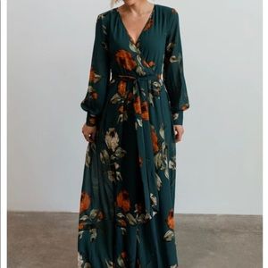 🎉SALE🎉NWT Lydia Deep Topaz Floral Maxi Dress